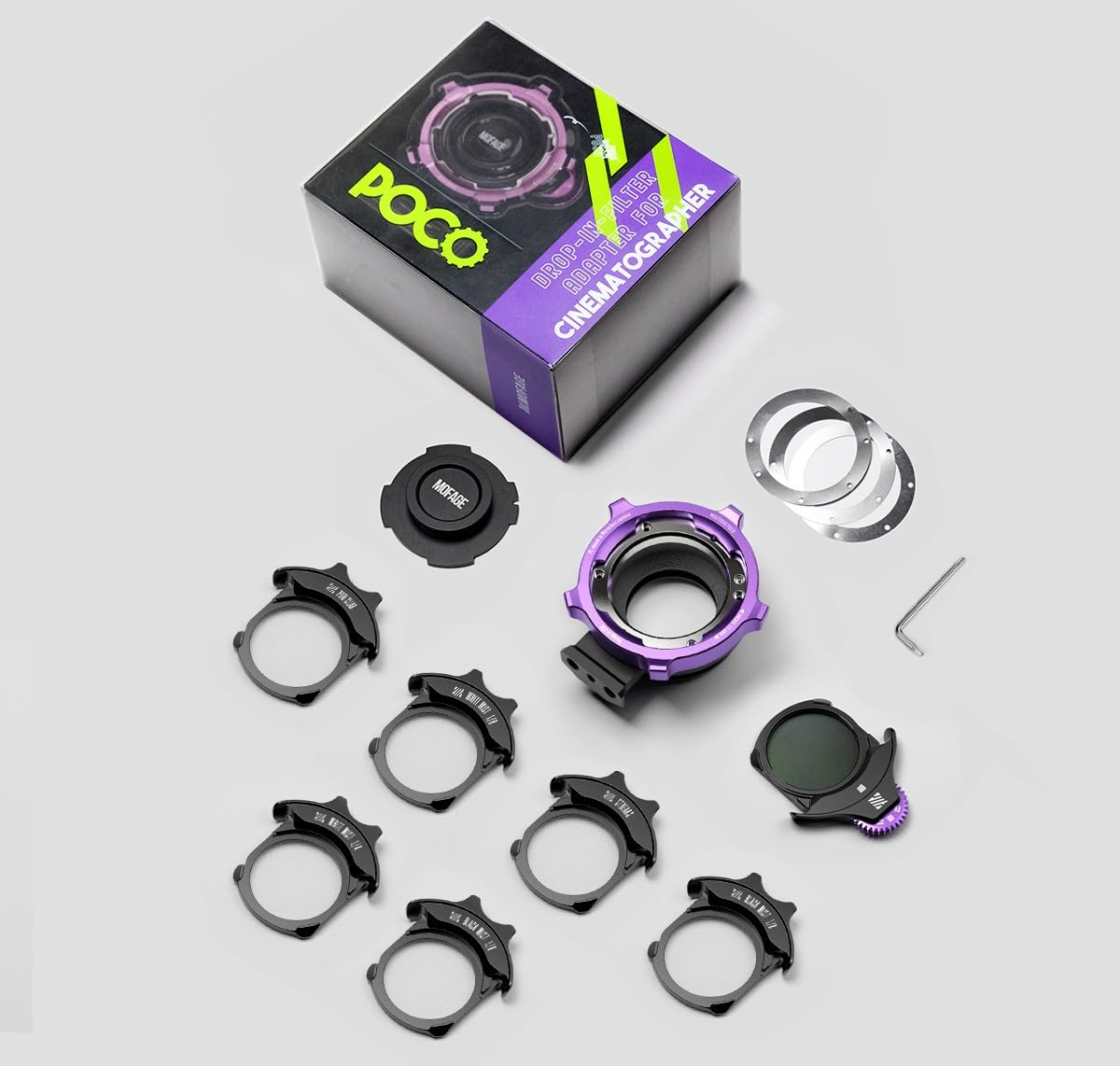 MOFAGE Poco Drop-In Filter Adapter Advanced Kit -E Mount : Amazon